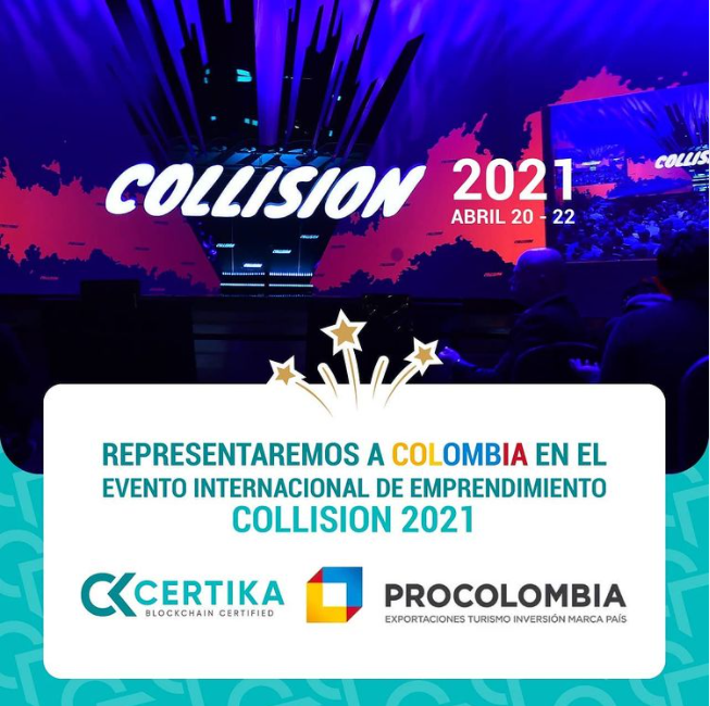 evento-internacional-de-emprendimiento-collision-2021 Certika – Insignias y Certificados Digitales en Blockchain